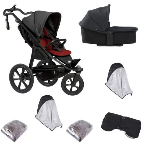 TFK Set Pro frame + stroller seat Pro + carrycot Pro combi